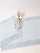 Tapis de bain Ipekce yedi tepe 2 pièces - bleu clair 