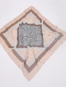 Foulard imprimé Piramit - crème