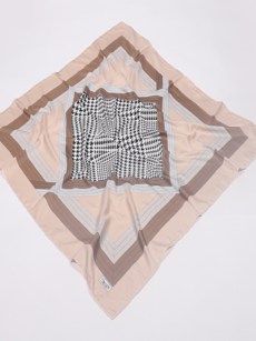Foulard imprimé Piramit - crème