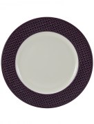 Karaca Petek Ensemble de vaisselle 24 pièces 6 personnes Violet