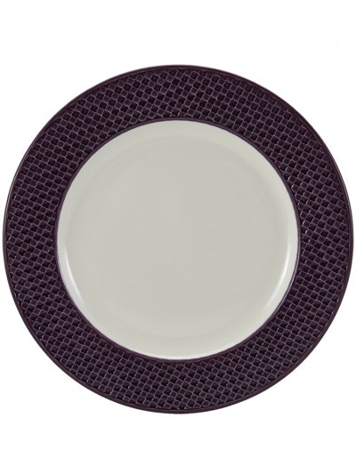 Karaca Petek Ensemble de vaisselle 24 pièces 6 personnes Violet