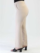 Pantalon poche simple bouton - Taupe 5153T