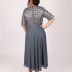 Robe longue à fleur See'line - gris