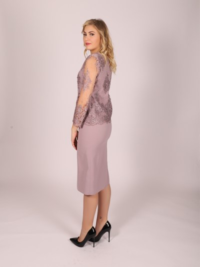 Tailleur 2 pièces - vieux rose