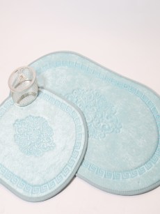 Tapis de bain Ipekce suna 2 pièces - turquoise