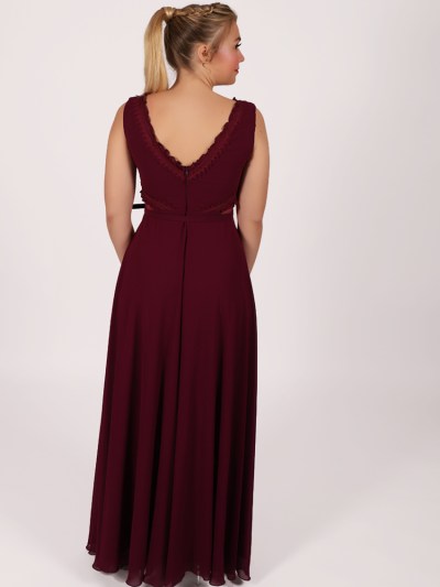 Robe longue sans manches Dans - violet