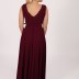 Robe longue sans manches Dans - violet