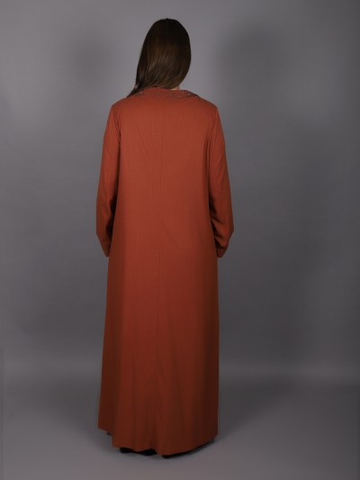 Pardessus à strass Doque - orange brique