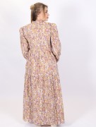 Robe à motif en fleur Loreen - rose