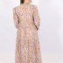 Robe à motif en fleur Loreen - rose