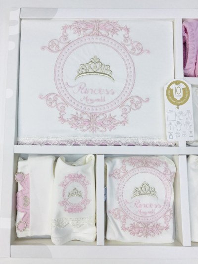 Coffret bébé cadeau 10 pièces Miniworld Baby Girl Princess Miniworld - rose    