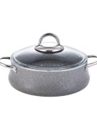 Batterie de cuisine 7 pièces Karaca Bio Granit Bereket - Gris