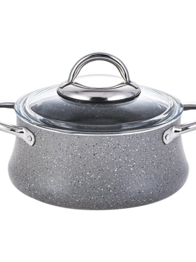 Batterie de cuisine 7 pièces Karaca Bio Granit Bereket - Gris