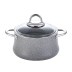 Batterie de cuisine 7 pièces Karaca Bio Granit Bereket - Gris
