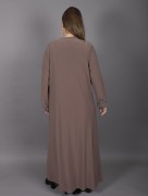 Robe longue simple Hesna - marron