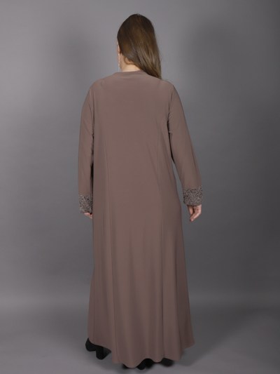 Robe longue simple Hesna - marron