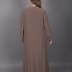Robe longue simple Hesna - marron