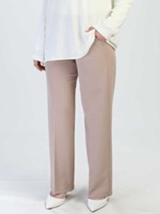 Pantalon poche simple - Taupe 