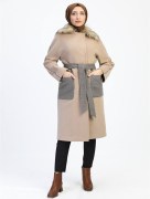 Manteau à détail Kemal aydin - beige