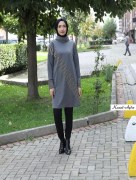 Tunique à zébré gris