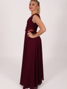Robe longue sans manches Dans - violet