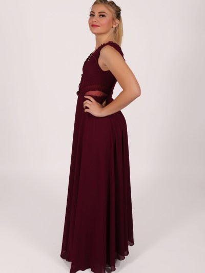 Robe longue sans manches Dans - violet