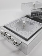 Boite de rangement Décoratif - gris