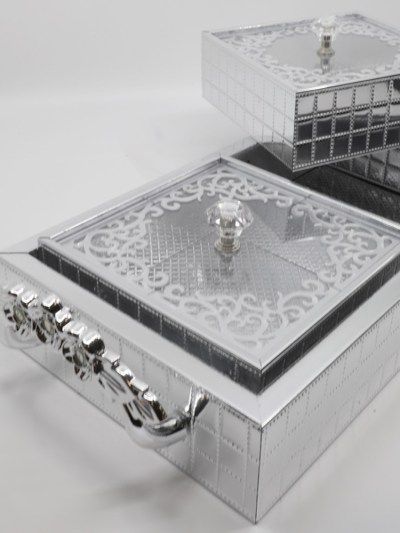 Boite de rangement Décoratif - gris