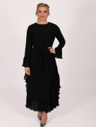 Robe longue de flamenco Famelin - noir