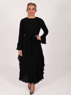 Robe longue de flamenco Famelin - noir