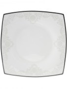 Karaca Fine Pearl Neklus 62 pièces Ensemble de dîner carré İnci pour 12 personnes