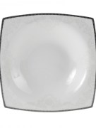 Karaca Fine Pearl Neklus 62 pièces Ensemble de dîner carré İnci pour 12 personnes