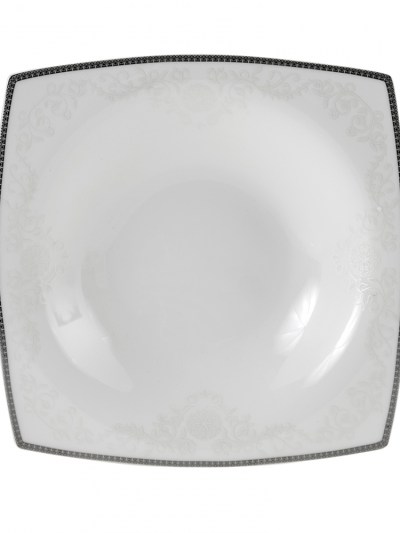 Karaca Fine Pearl Neklus 62 pièces Ensemble de dîner carré İnci pour 12 personnes