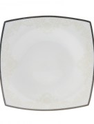 Karaca Fine Pearl Neklus 62 pièces Ensemble de dîner carré İnci pour 12 personnes