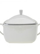 Karaca Fine Pearl Neklus 62 pièces Ensemble de dîner carré İnci pour 12 personnes