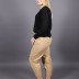 Jean mom avec poches Loreen - marron
