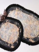 Tapis de bain Ipekce harmony 2 pièces - noir