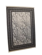 Tapis 180x280cm Rixos lavable antidérapant gris X-00032