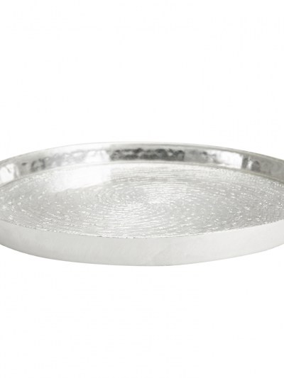 Karaca Wilma Plateau Argent 32 cm