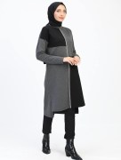 Tunique avec détail strass Gris
