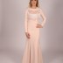 Robe de soirée longue Pomme passion  à perle coupe sirène 