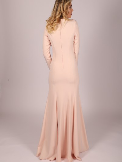 Robe de soirée longue Pomme passion  à perle coupe sirène 