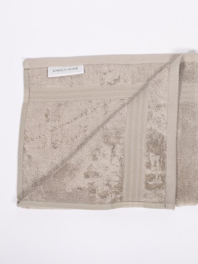 Serviette karaca home marron clair