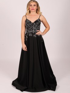 Robe à motif sexy - noir