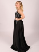 Robe à motif sexy - noir