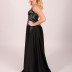 Robe à motif sexy - noir