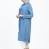Tunique détaillée en jeans 1411 - bleu clair