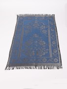 Tapis de prière Taffetas - Bleu marine / gris