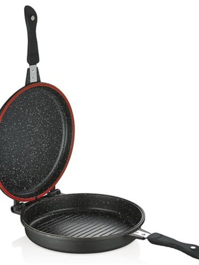 Poêle à Double Grill Schäfer - noir 32 cm