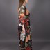 Robes longues à fleur Mt twins - multicolore